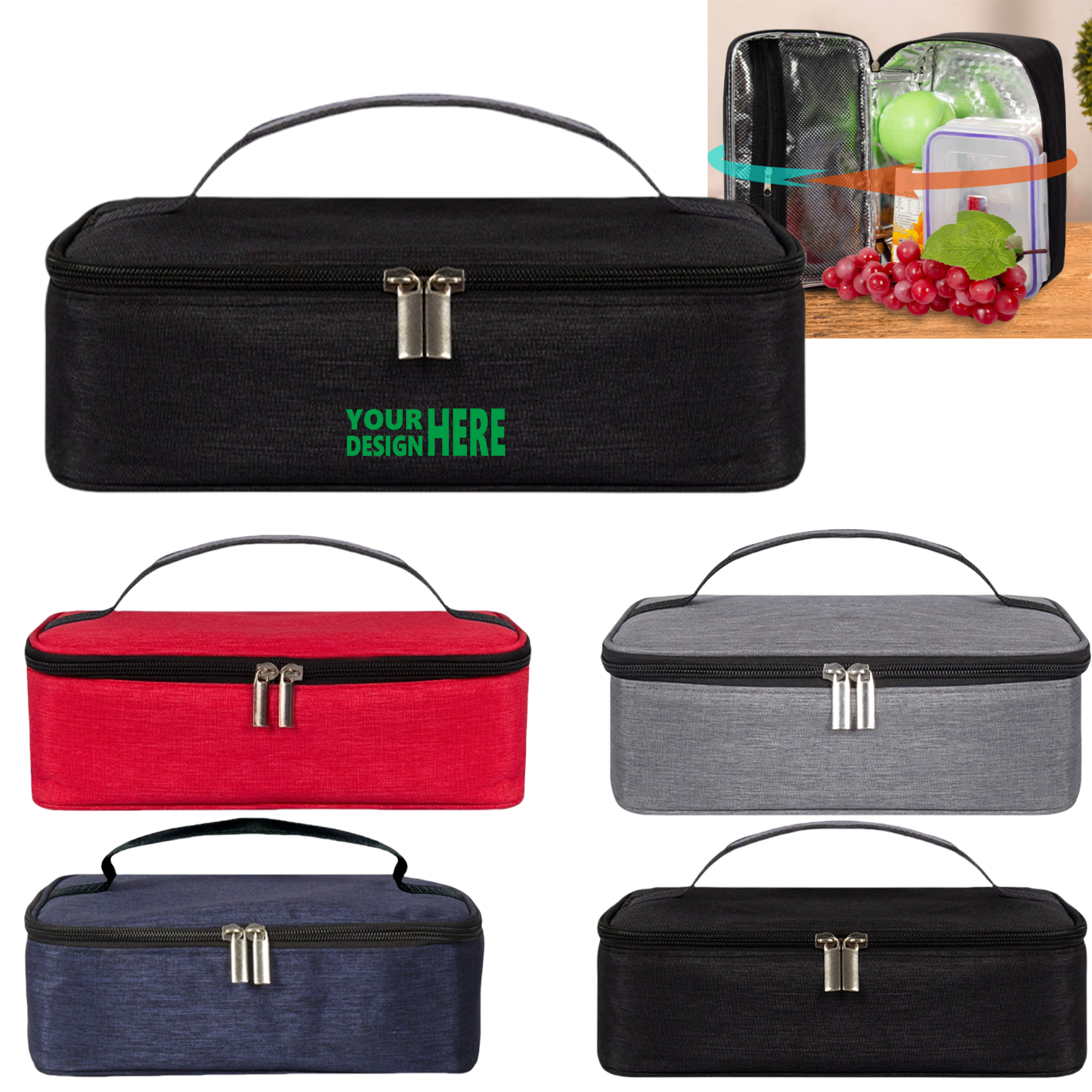 3L Waterproof Oxford Cloth Picnic Cooler Bag 2