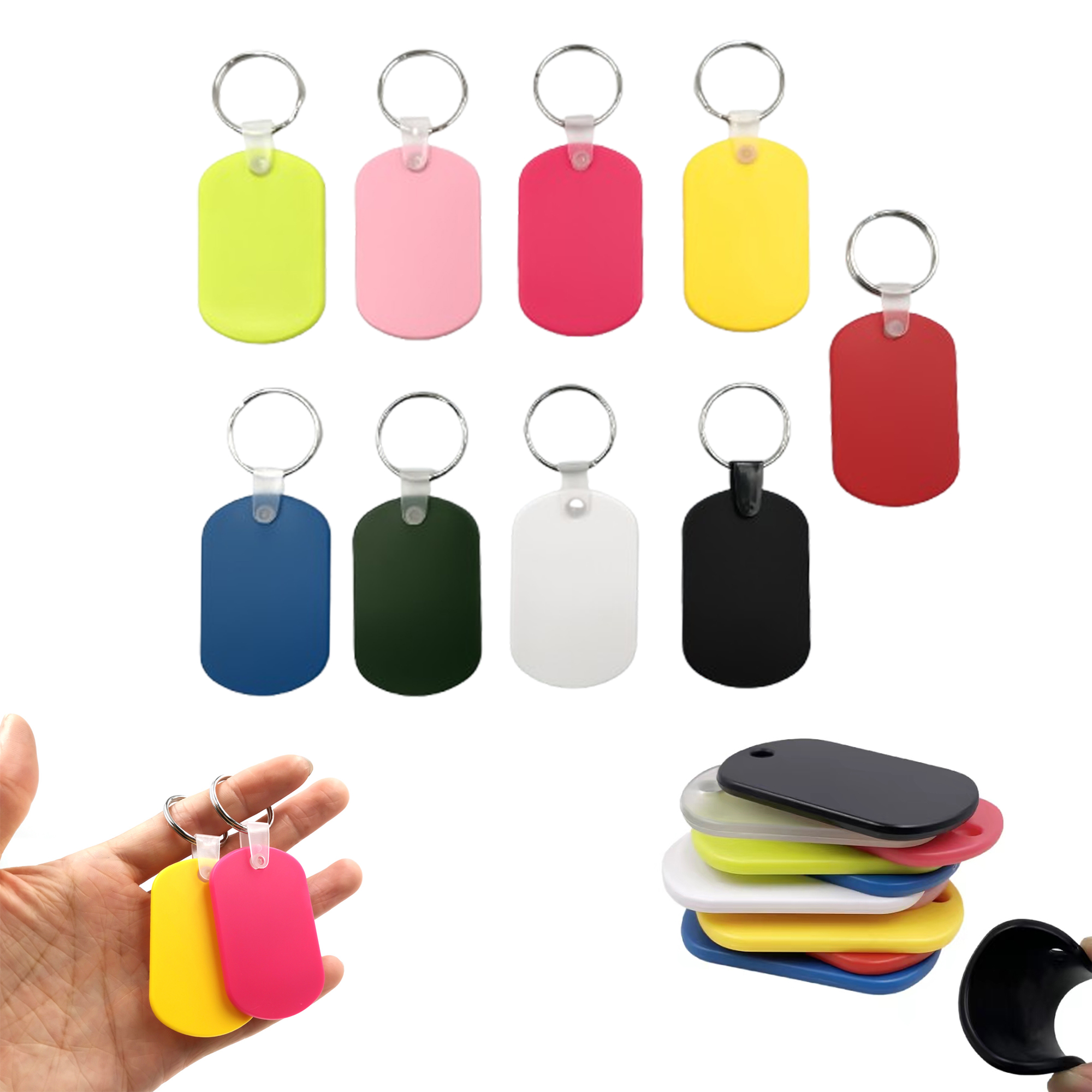 Oval Shape PVC Key Holder 4