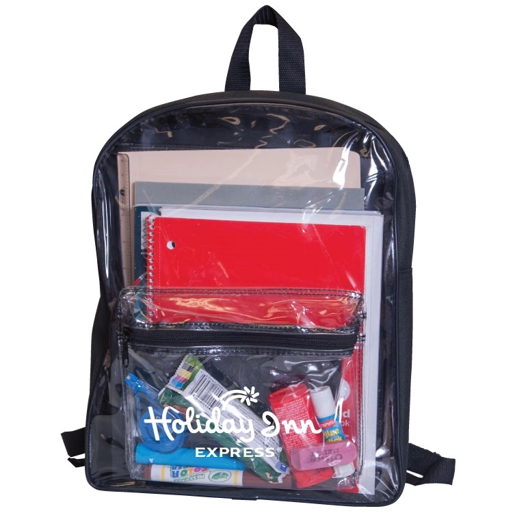 Archer Clear Front PVC Backpack 3