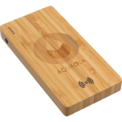 FSC® 100% Bamboo 5000 mAh Wireless Power Bank 15