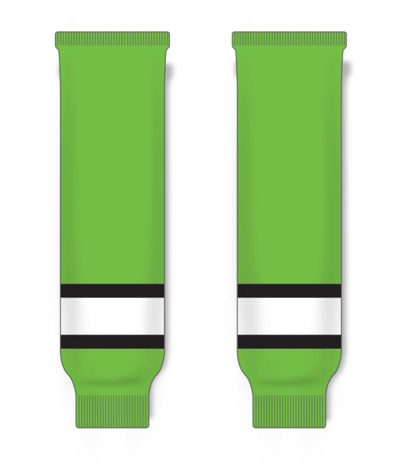 Knitted Striped Hockey Socks HS630-G11 49