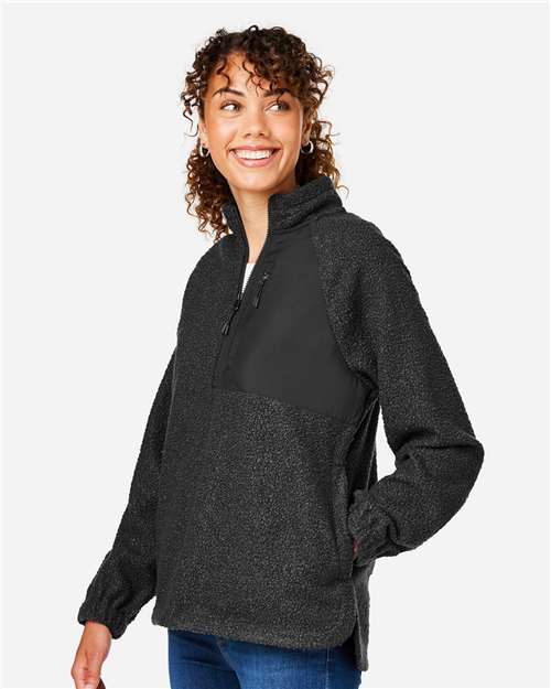 Women's Aura Sweater Fleece Quarter-Zip Pullover - NE713W 4