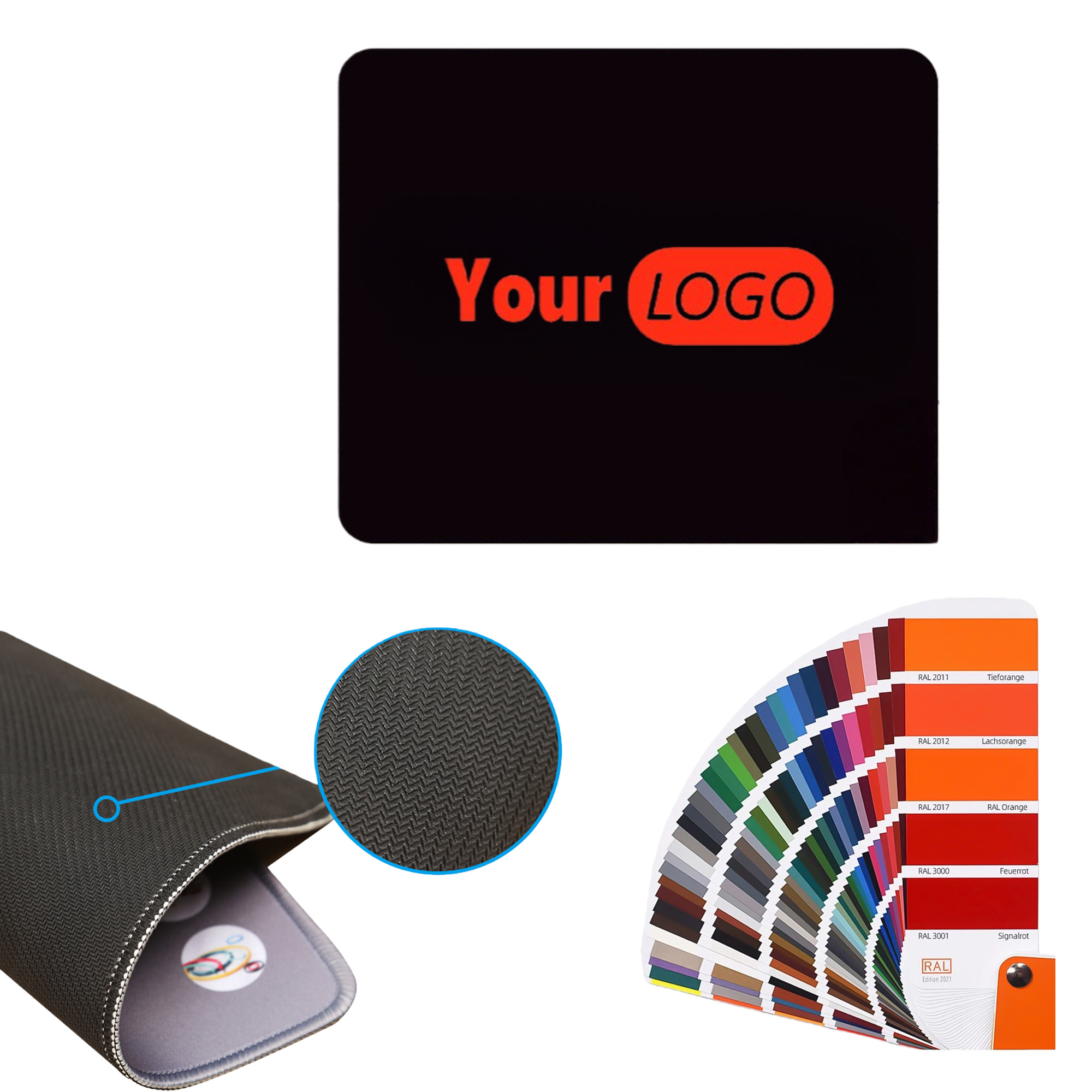 8.5x7 Inch Washable Anti Slip Mouse Pad 2
