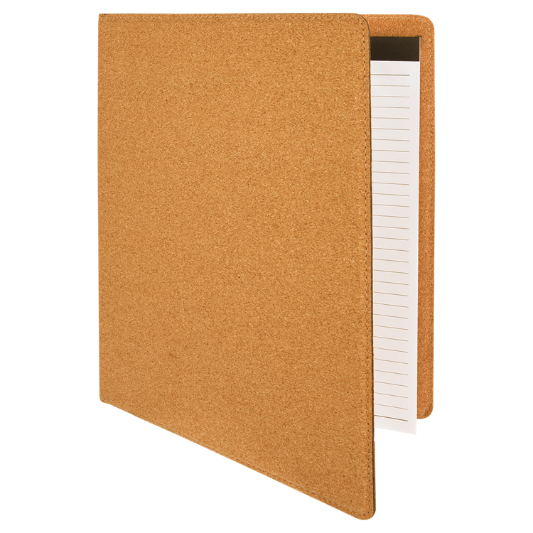 9 1/2" x 12" Cork Portfolio with Notepad 3