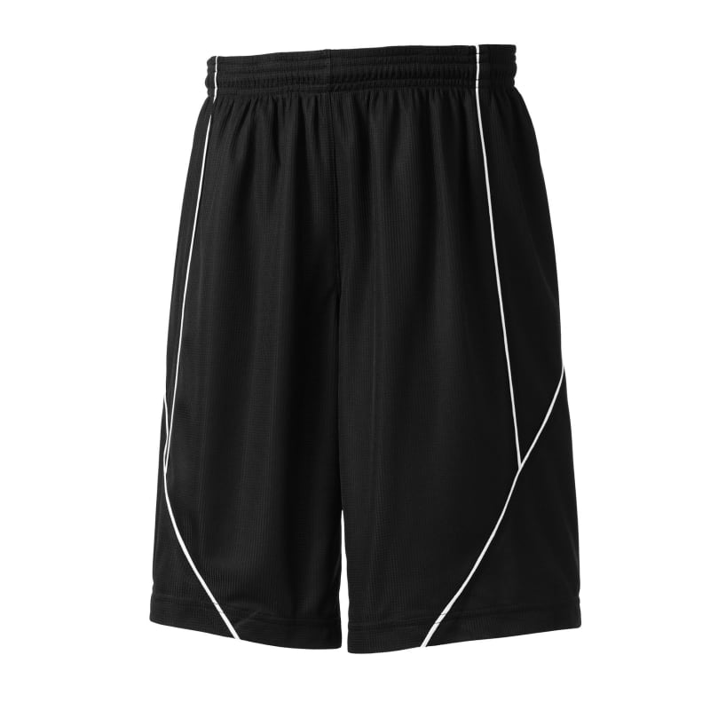 Sport-Tek Youth PosiCharge Mesh Reversible Spliced Short. 18
