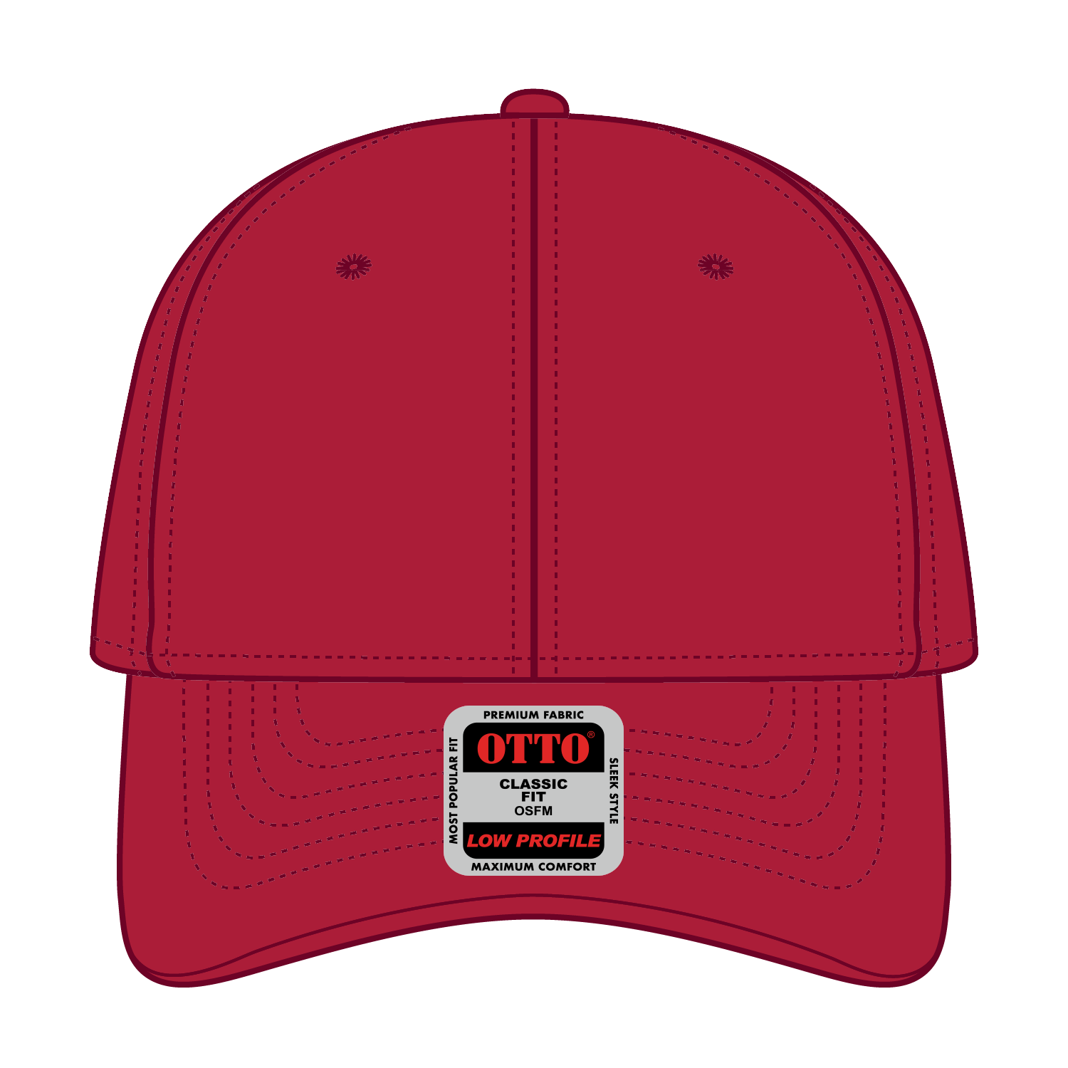 OTTO CAP® 6 Panel Low Profile Baseball Cap 37