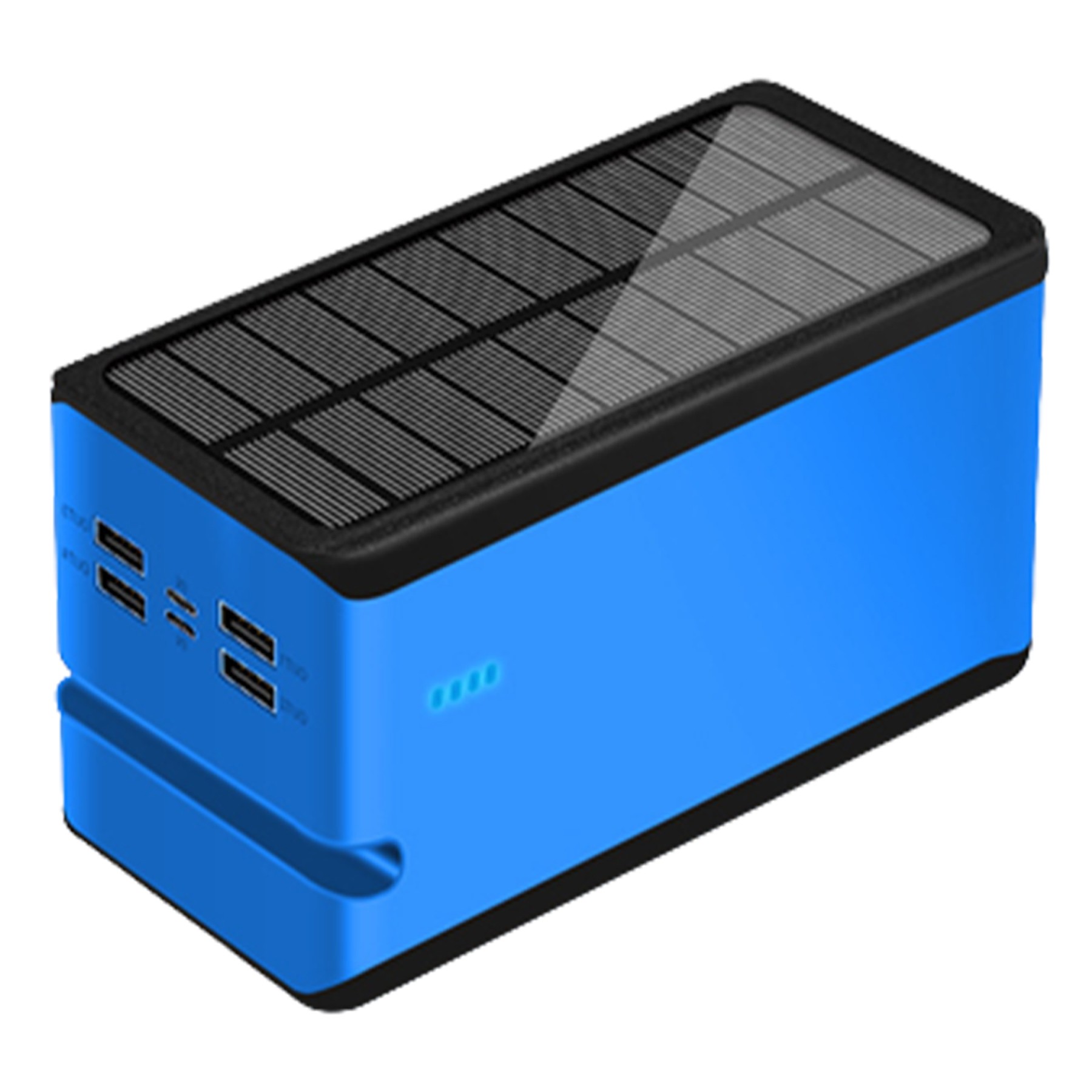 100000Mah Solar Power Bank Flashlight 5