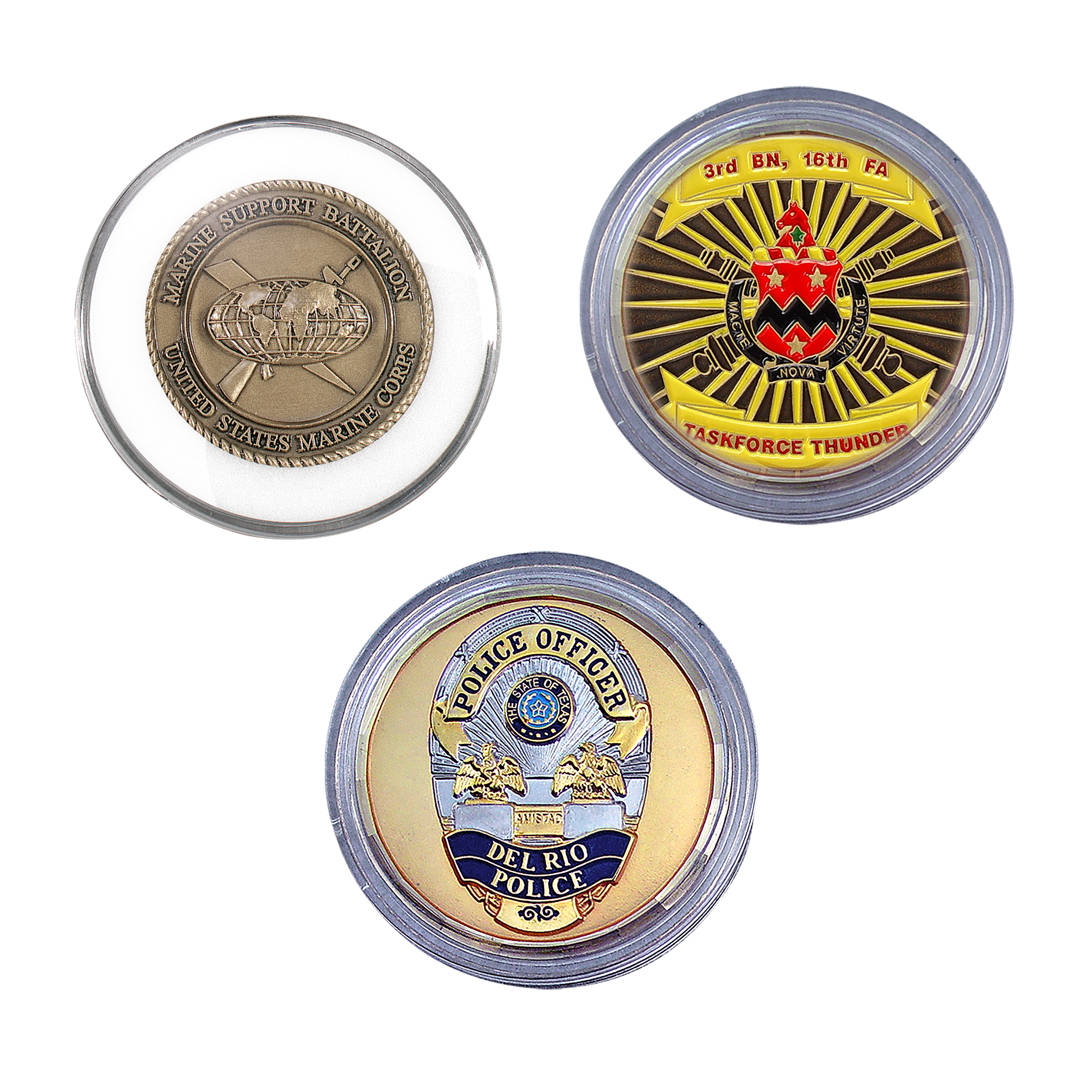 Clear Acrylic Coin Capsule