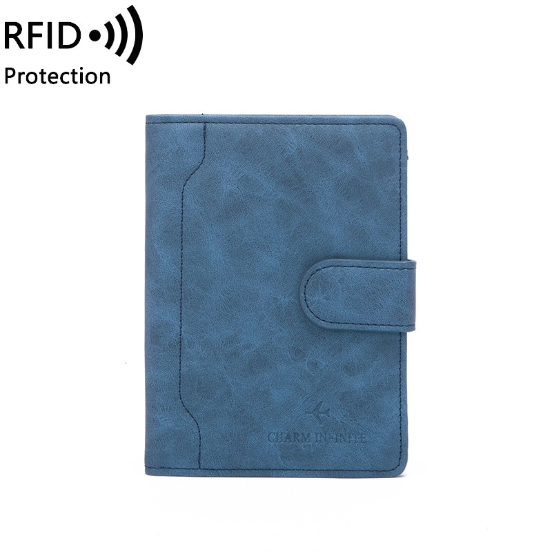 Rfid Blocking Travel Passport Holder Cover Slim Id Card Case 6
