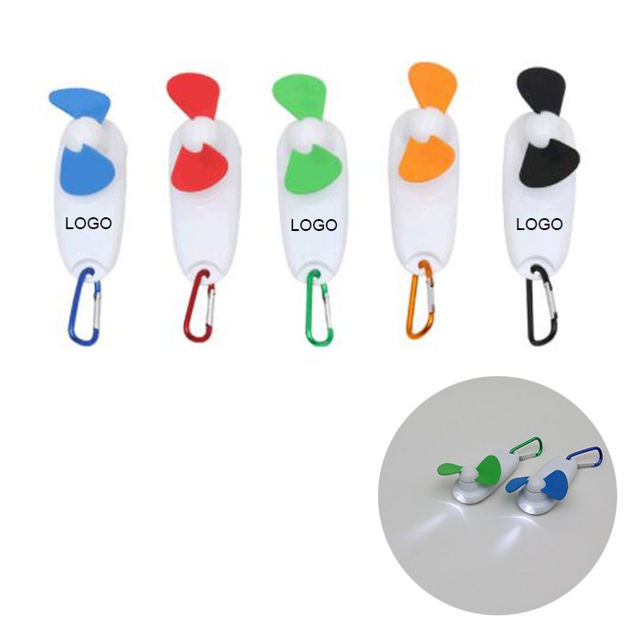 Portable Mini Fan w/Carabiner 2