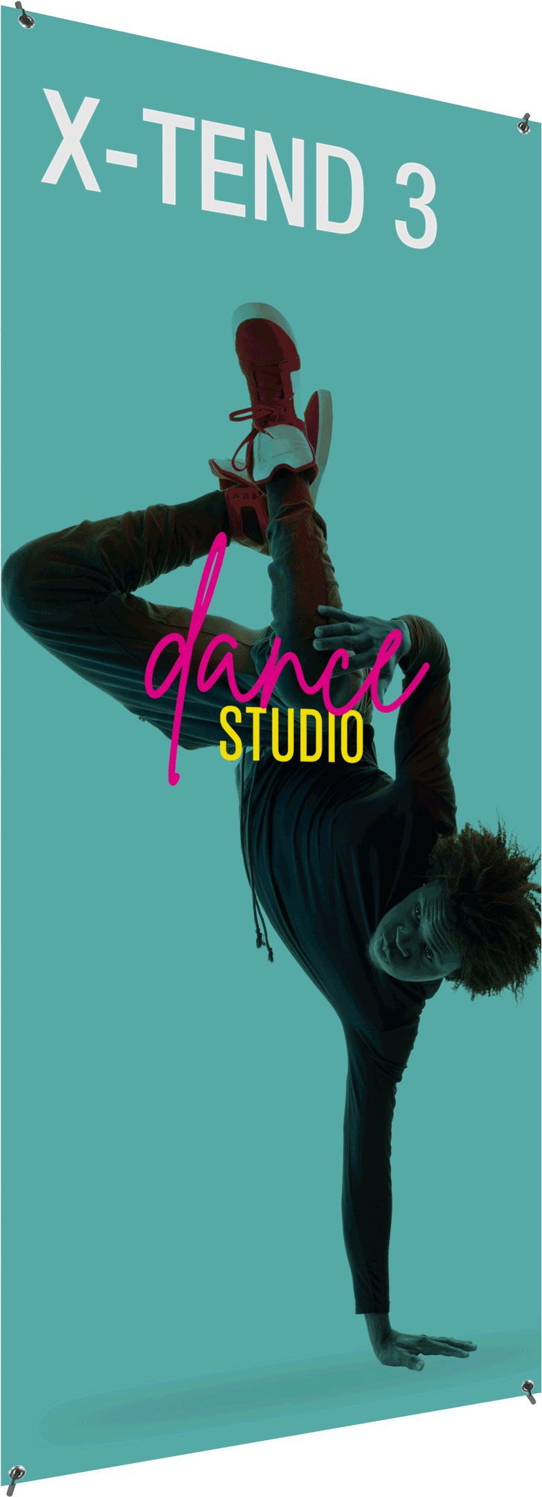 X-tend 3 Spring Back Banner Stand