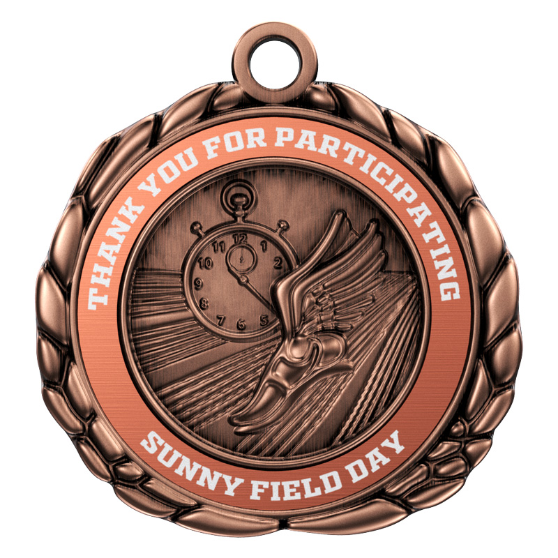 Express Vibraprint™ Track Quali-Craft Medallion (2-1/2") 9