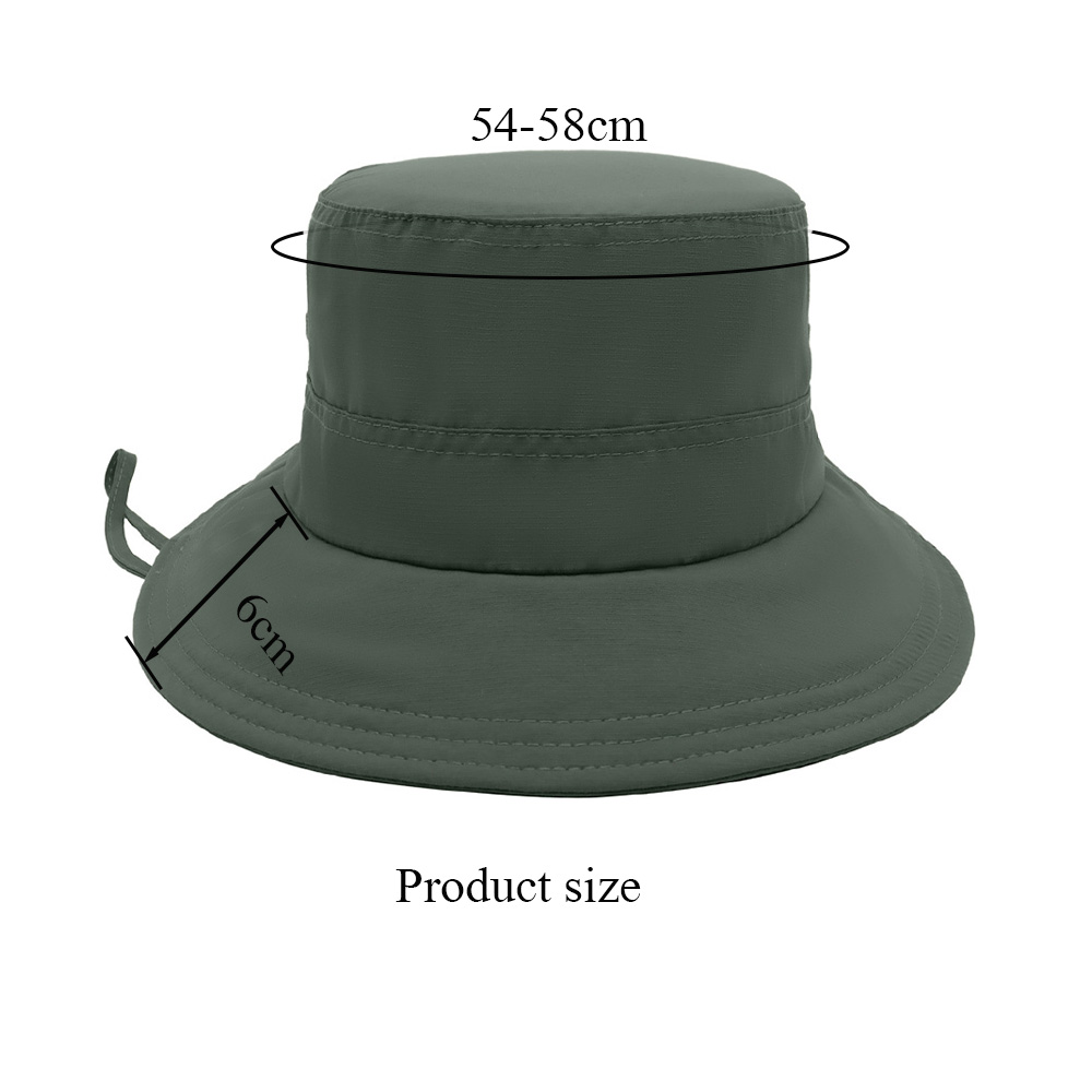 Foldable Breathable Custom Logo Bucket Hat 8