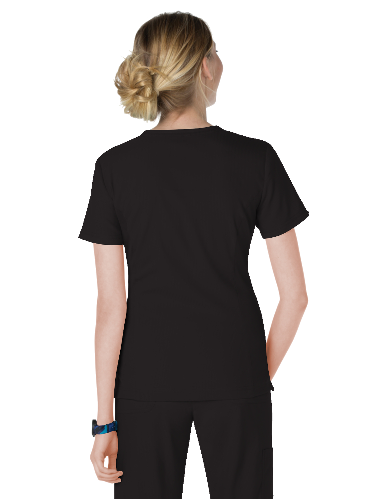 koi - Lite - Women's Four-Pocket Zipper Neck Serenity Top 9
