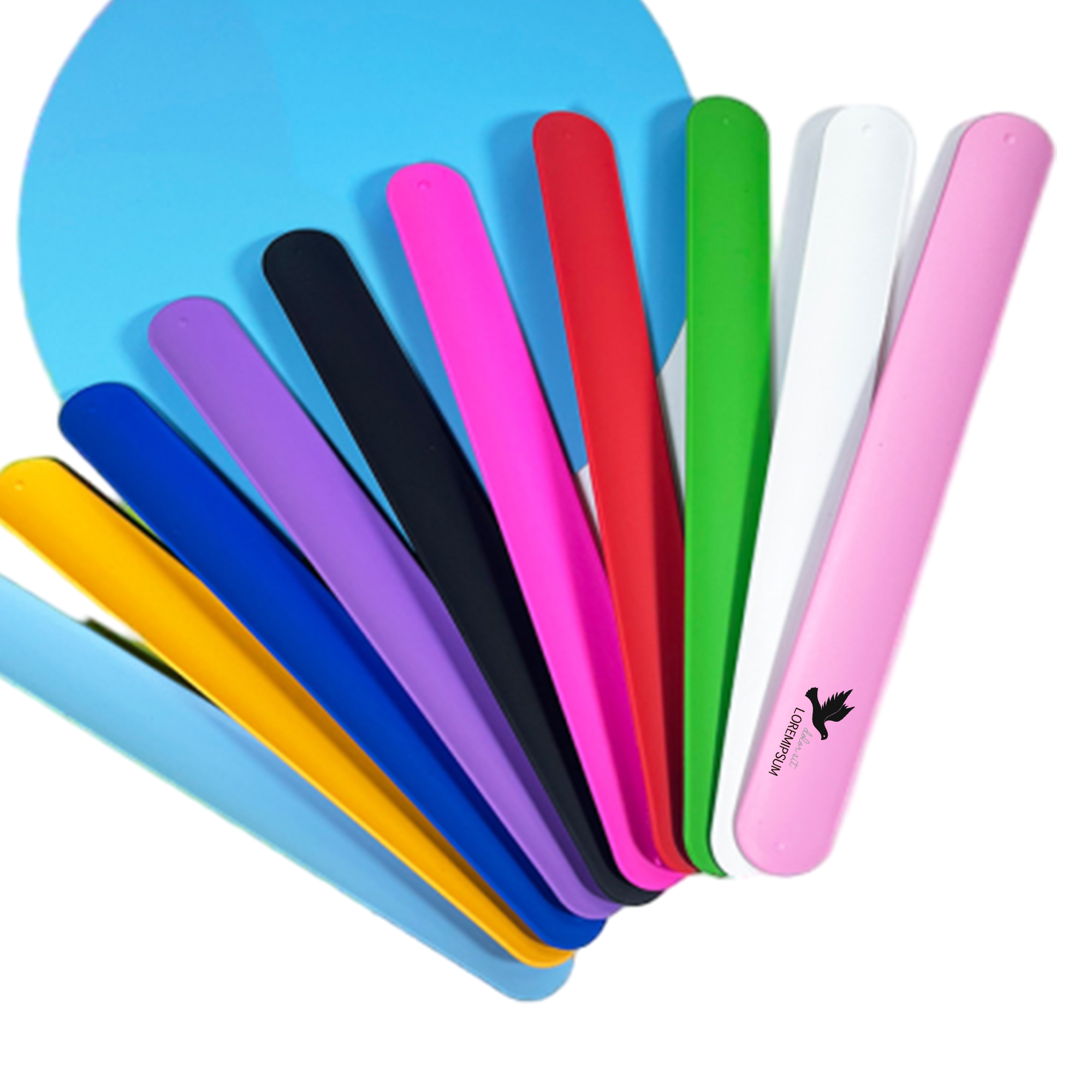 Silicone Slap Bracelet Wristbands Clap Ring 2