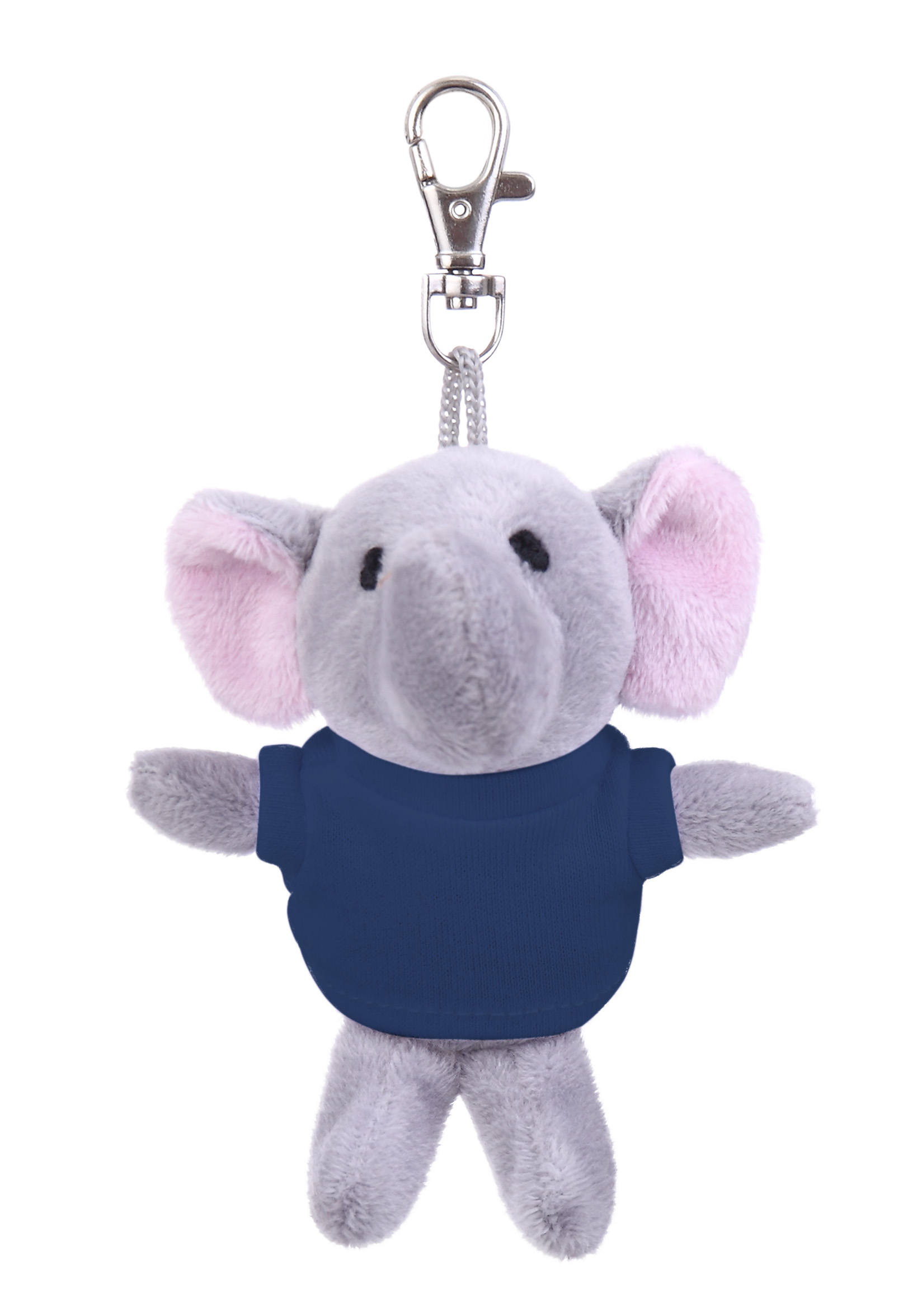 Soft Plush Elephant Keychain with Tee 10