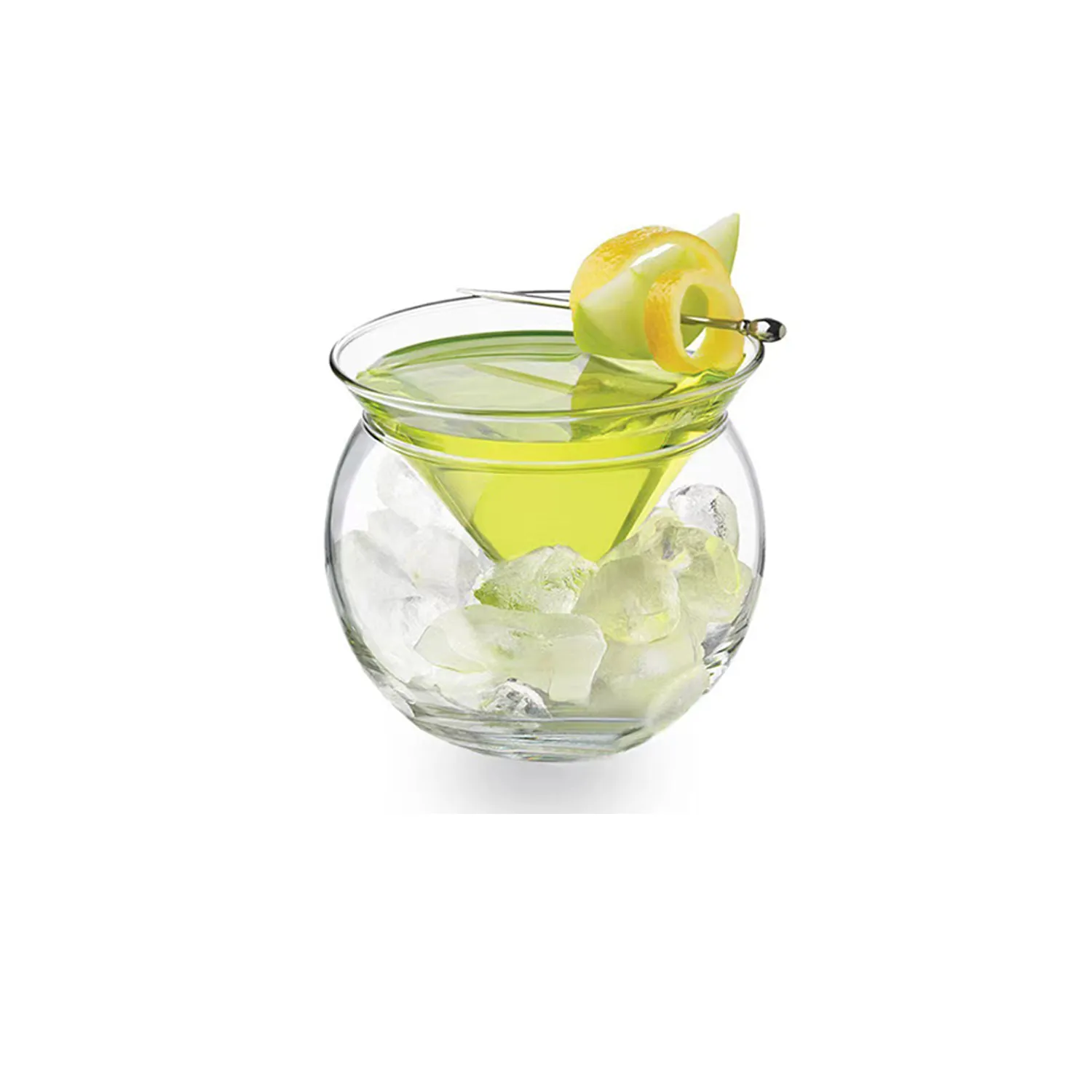 7 Oz. Glass Cocktail Triangle Cup 6