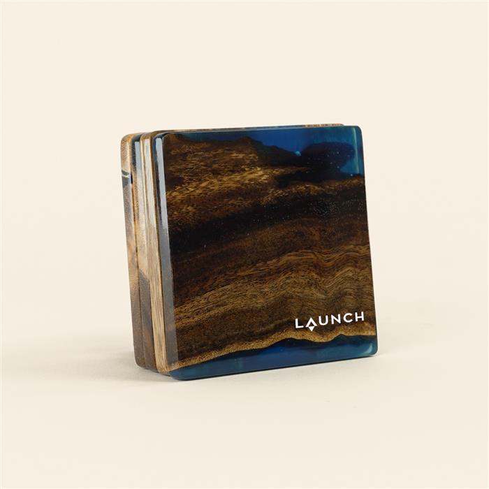 Acacia Coaster Set 8