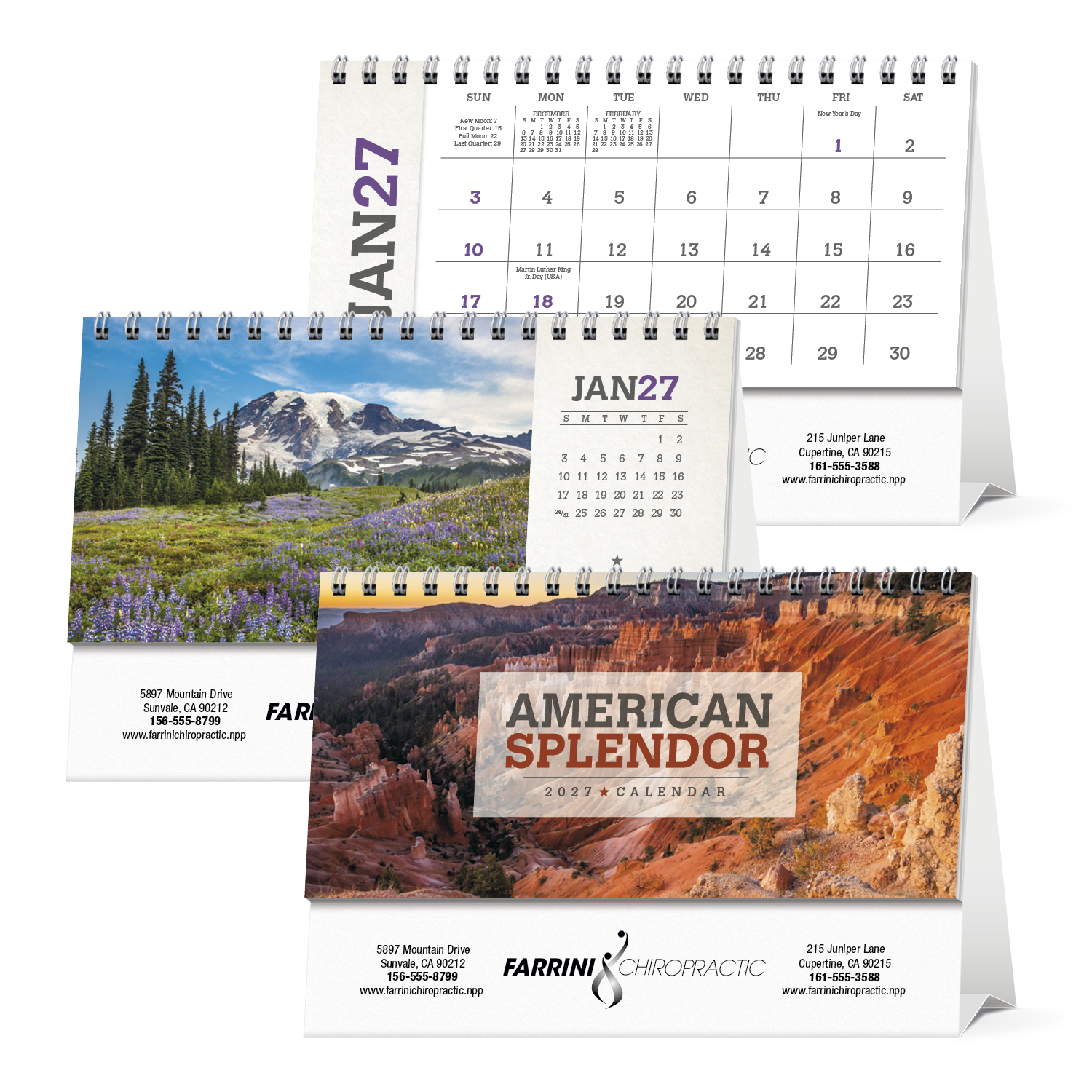 Triumph® Calendars American Splendor Desk Calendar 51