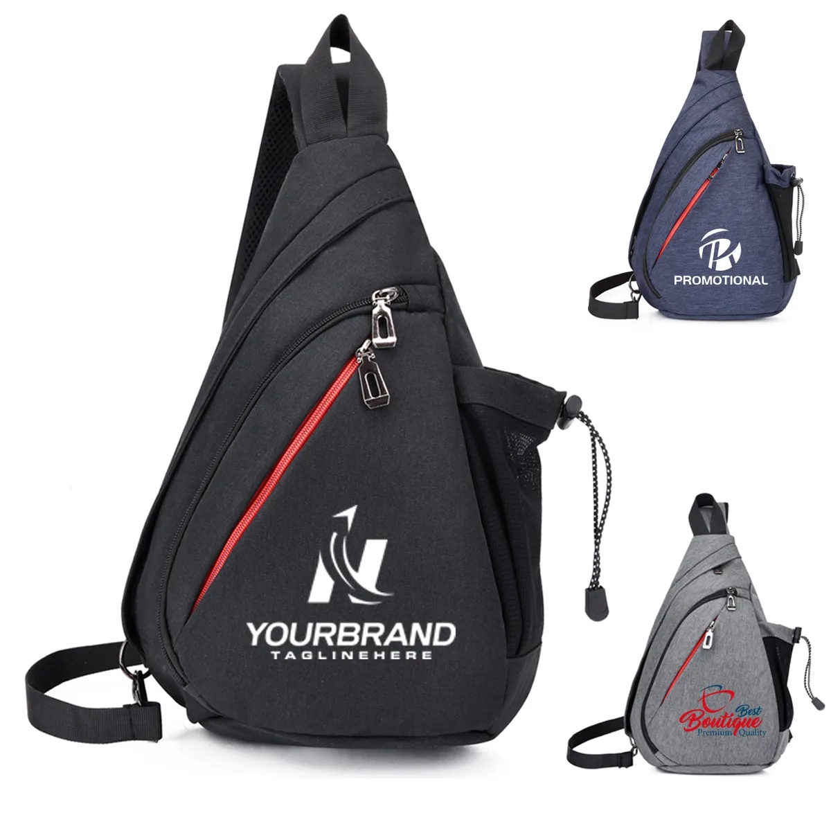 Travel Crossbody Sling Backpack Waterproof Chest Bag 7