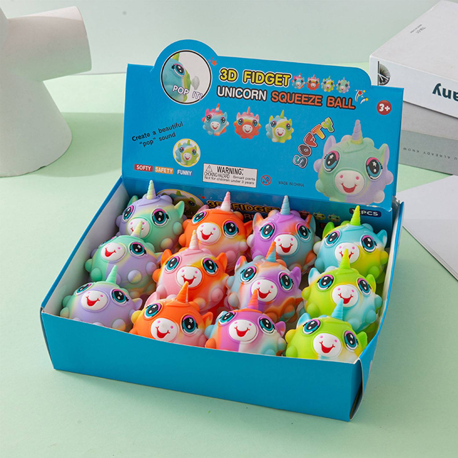 Unicorn silicone relief balls decompression toy 5