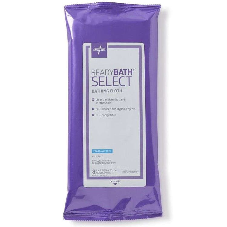 ReadyBath Medium-Weight Wipes Unscented - 8 Pack 1