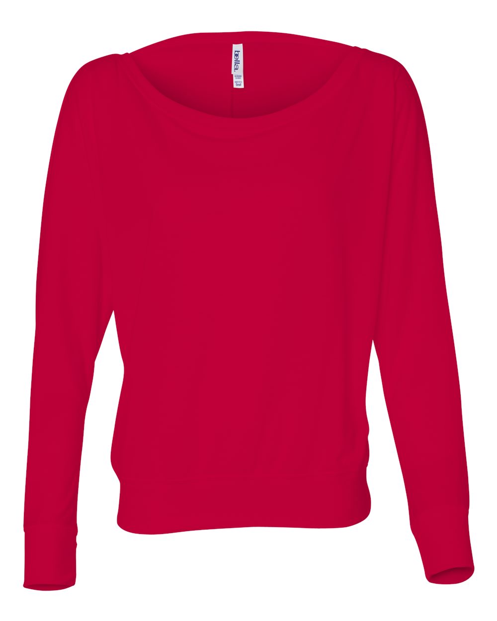 Women's Flowy Off Shoulder Long Sleeve Tee - 8850 23