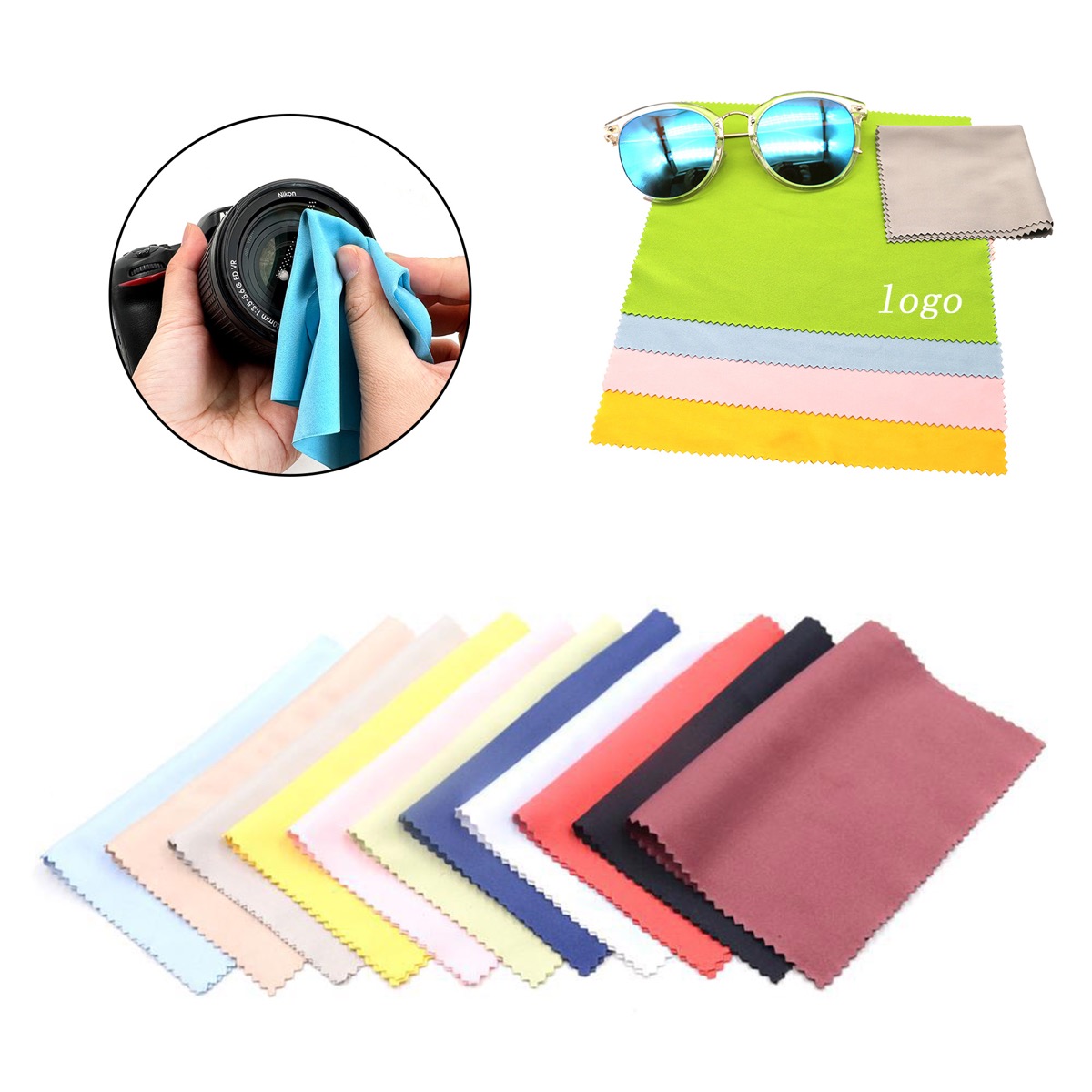Ultra-Fine Fiber Mobile Phone Screen Eyeglass Cleaning Cloth 3
