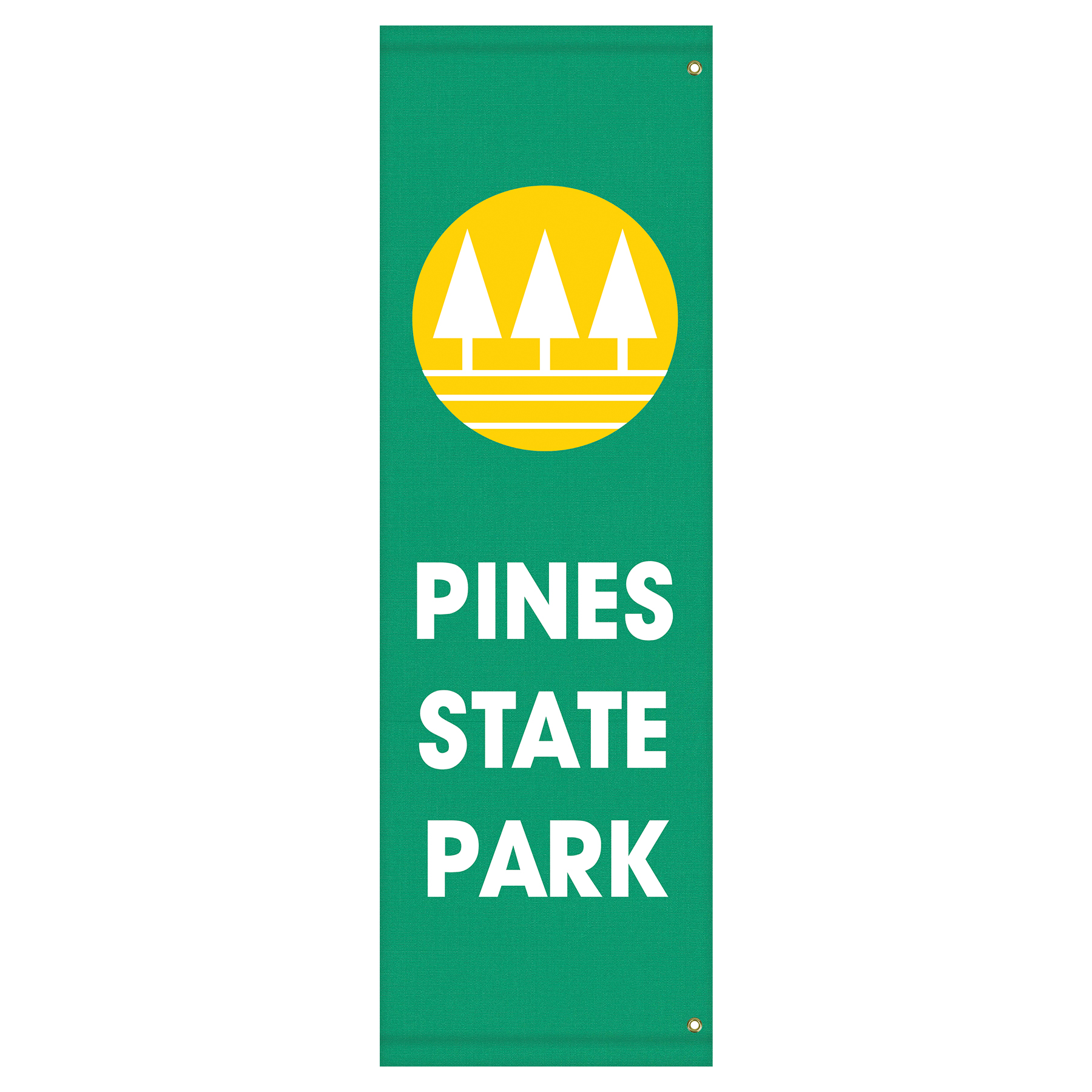 72" x 22" Custom Sunbrella™ Avenue Banner-2 Color Imprint 10