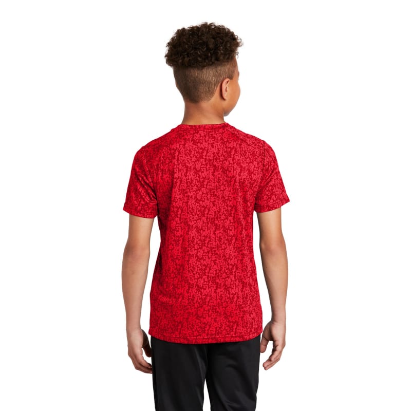 Sport-Tek Youth Digi Camo Tee. 25
