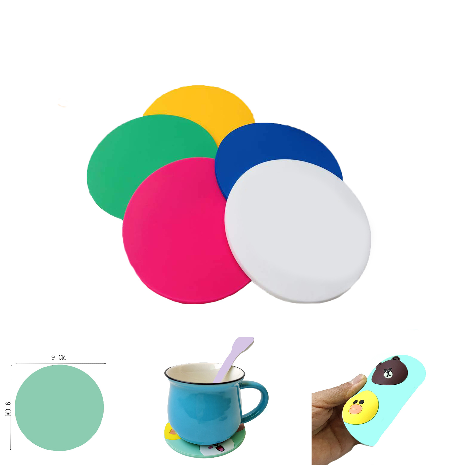 PVC Heat Insulation Coasters 1