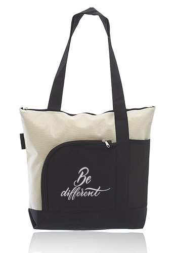 Zipper Polyester Tote Bags 1