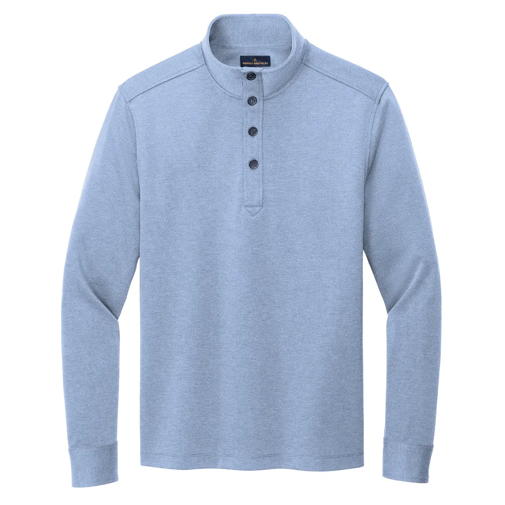Brooks Brothers(R) Mid-Layer Stretch Half-Button 5