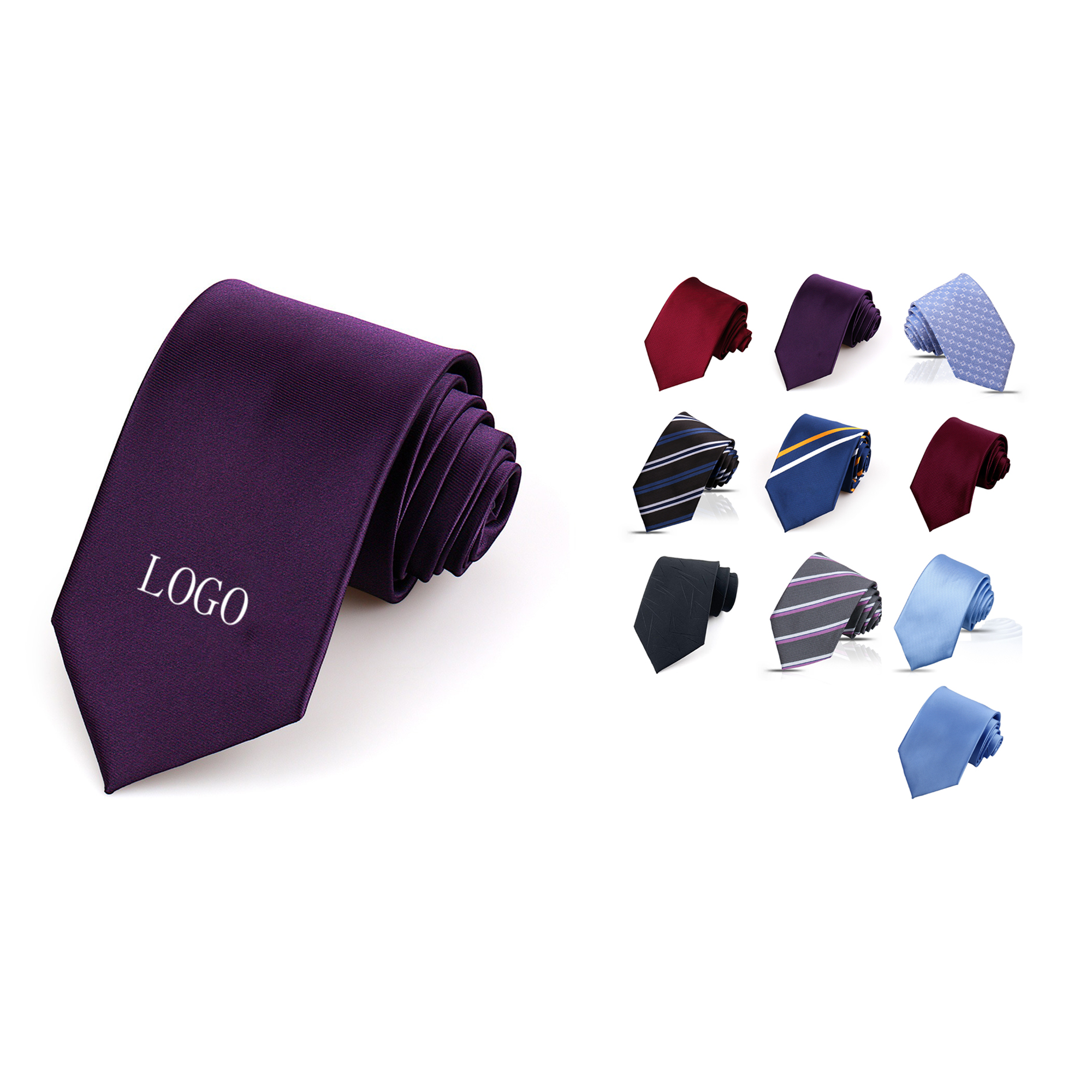 Custom Embroidered Necktie 2