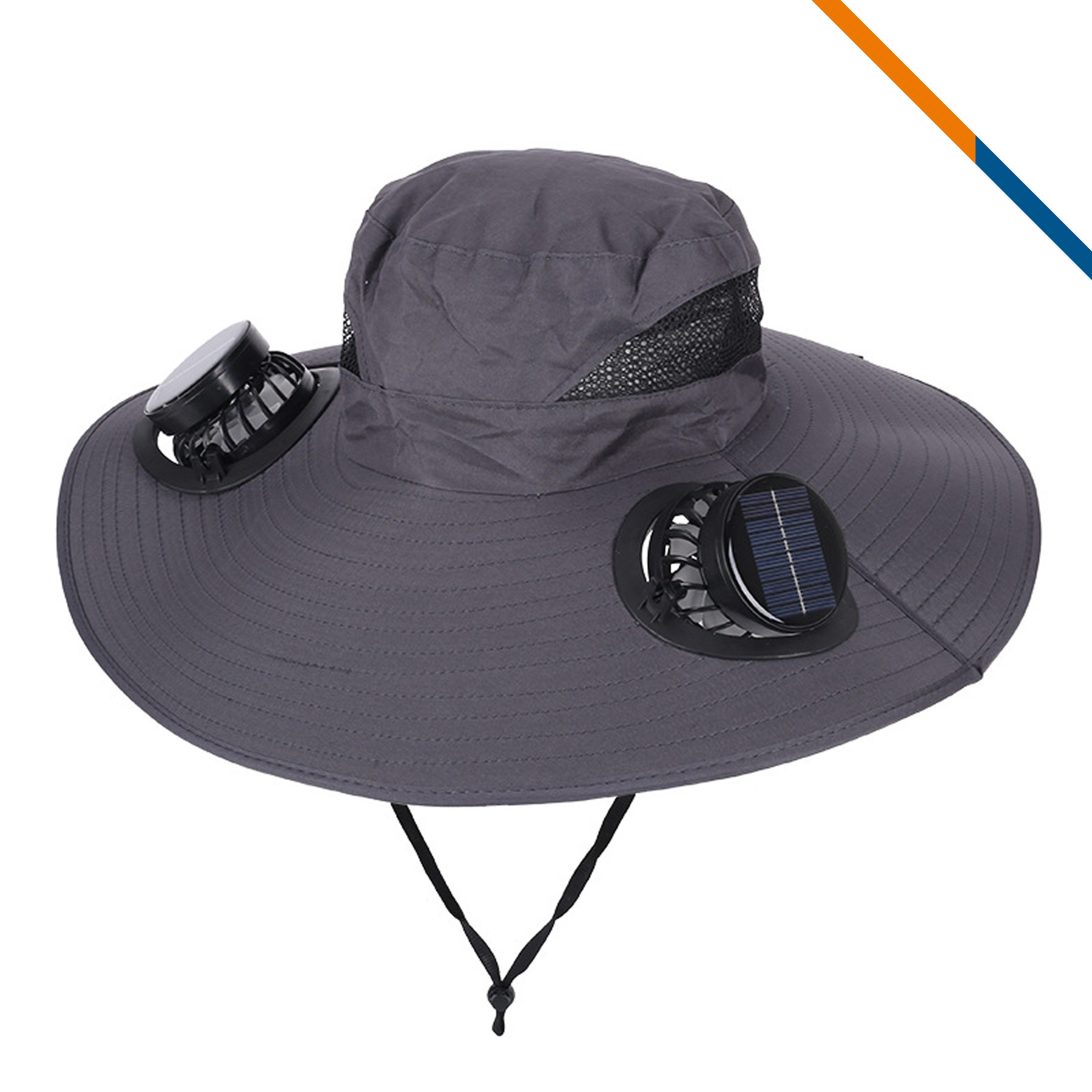 Armor Solar Double Fan Bucket Hat With String 6
