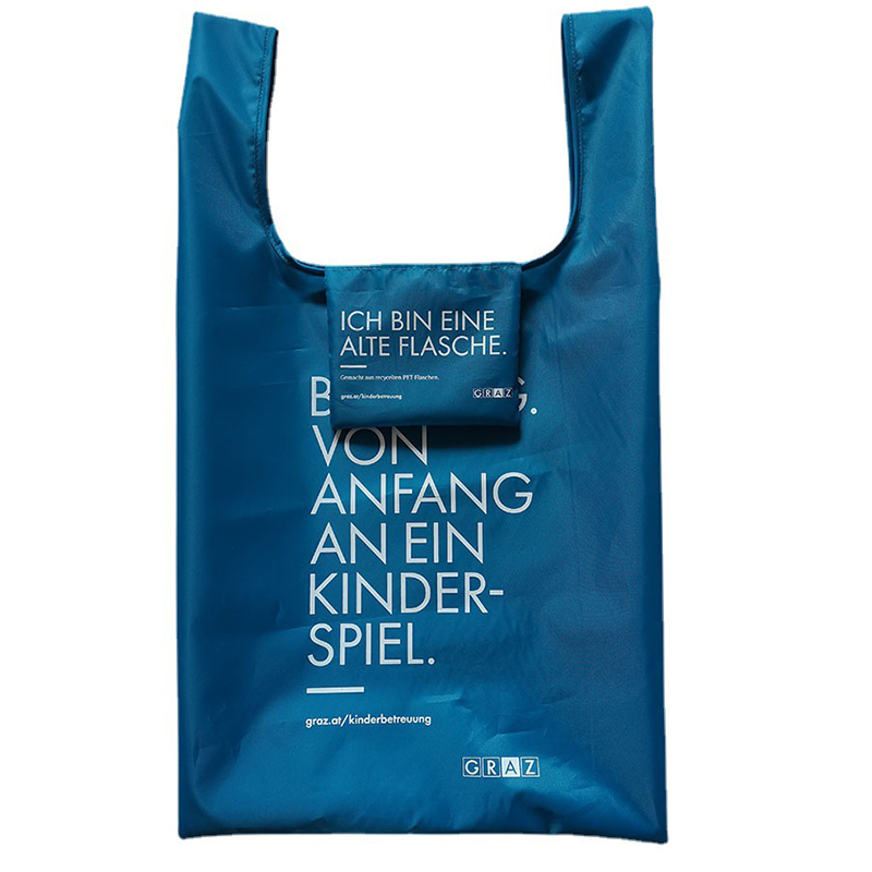 210t Polyester Reusable Grocery Bags 4