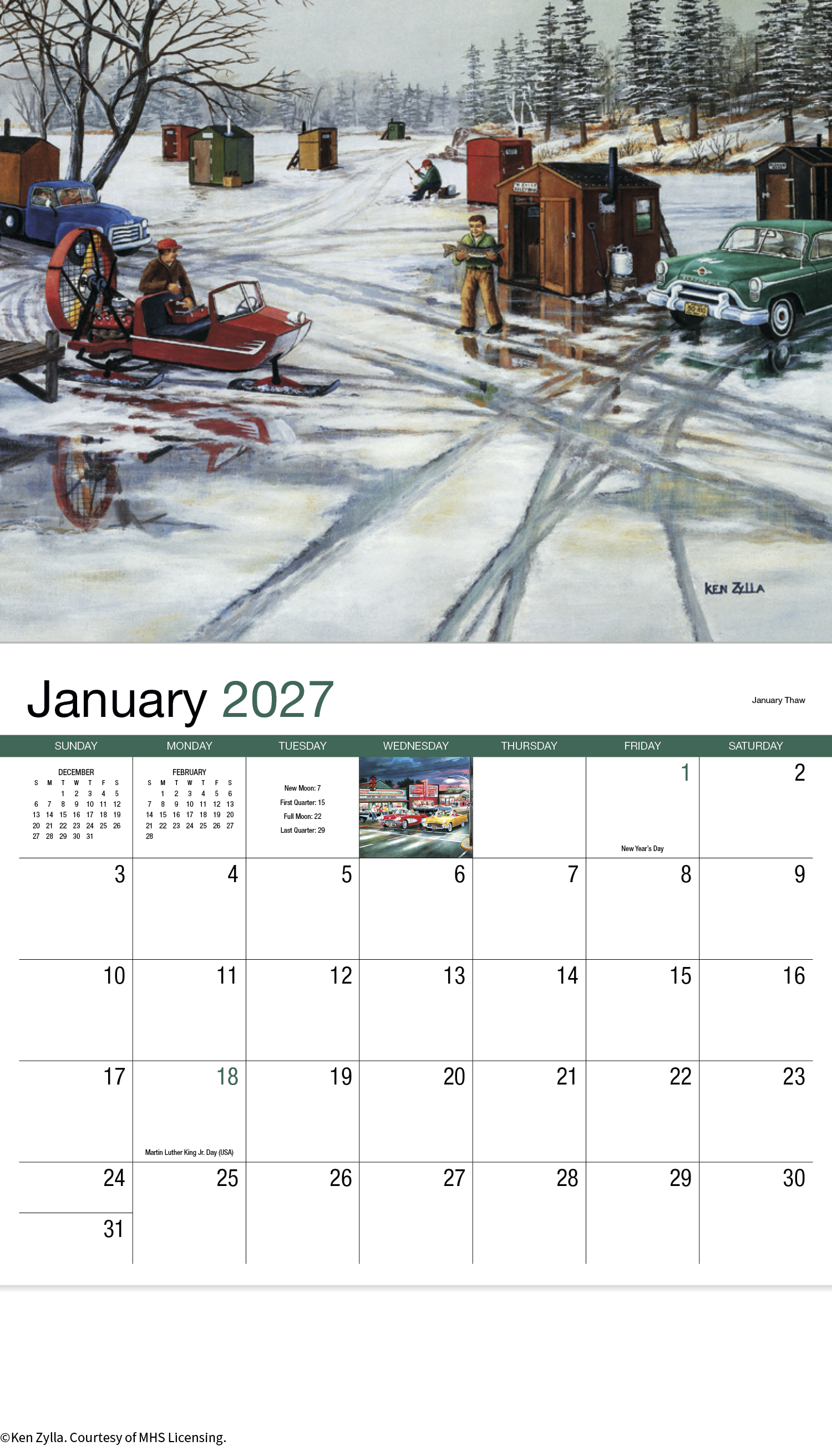 HotLine® Products America Remembered Appointment Calendar - Stapled 18