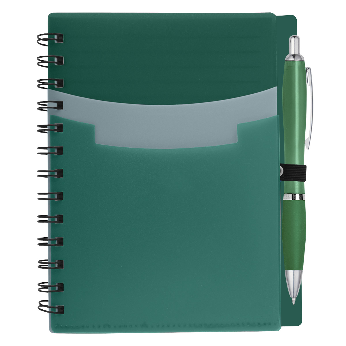 Tri-Pocket Notebook & Satin Pen 2