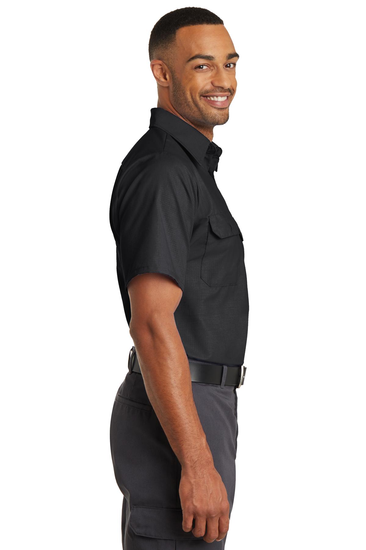 Red Kap Short Sleeve Solid Ripstop Shirt. SY60 24