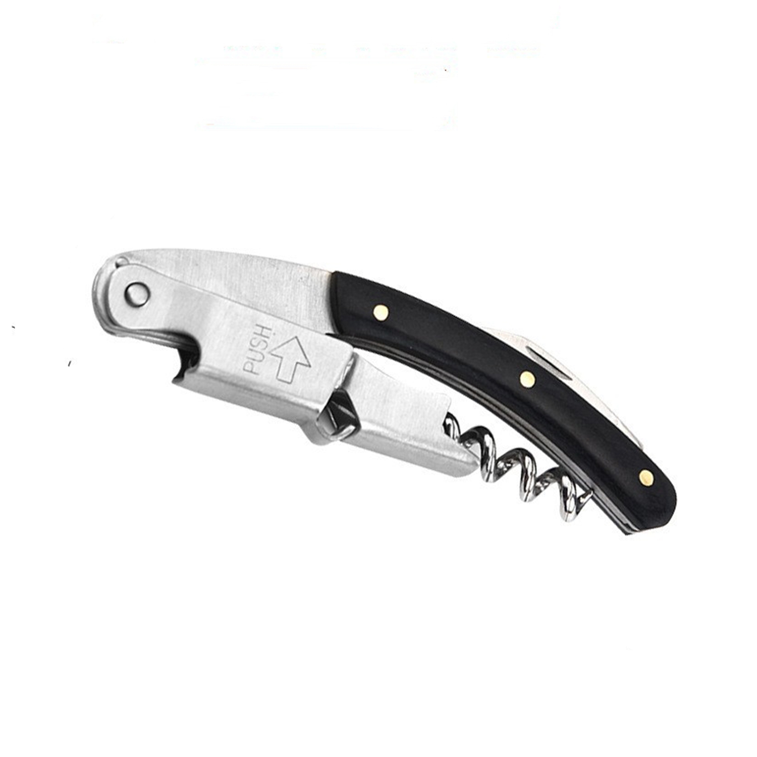 3-in-1 Corkscrew and Bottle Opener with Serrated Knife 4