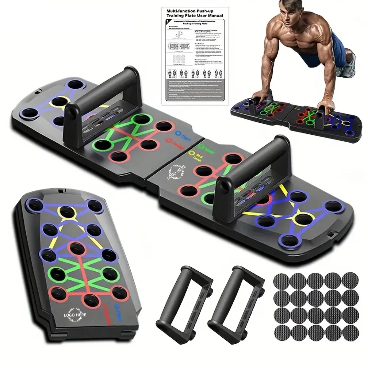 Multifunctional Folding Push-up Board 4