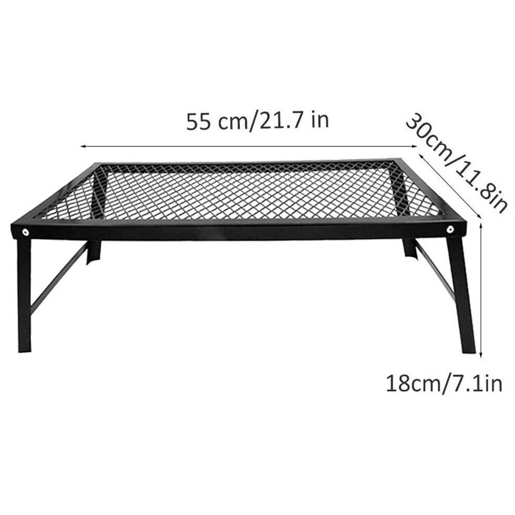 Folding camping barbecue table 3