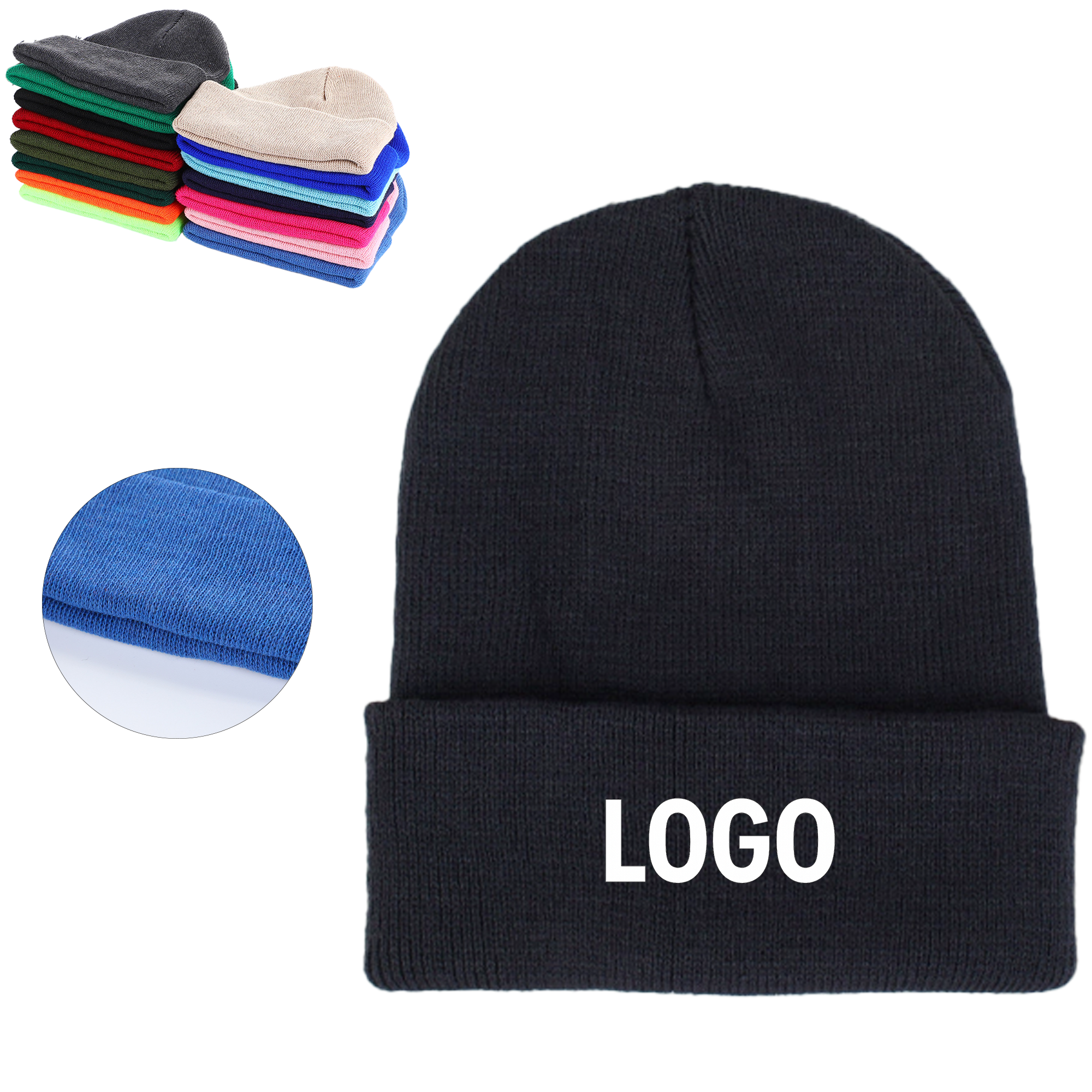 Fold-Over Winter Knit Beanie 2