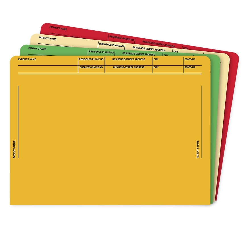 File Envelopes, Heavy Duty Colored, Printed 2