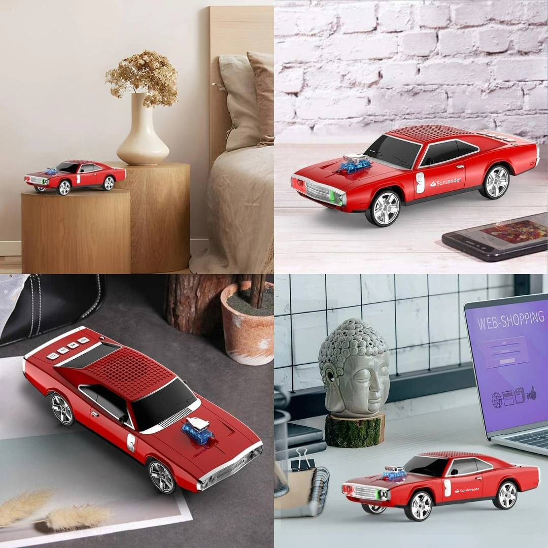 SonicWave Drive Muscle Car Bluetooth Speaker 14