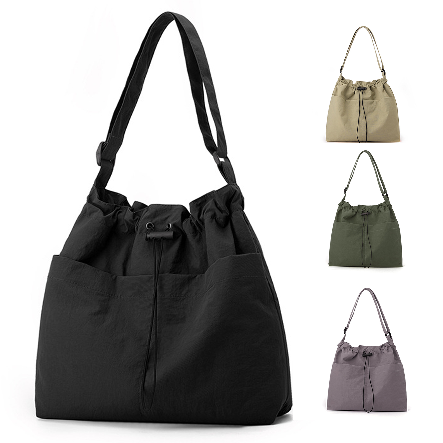 Nylon Hobo Crossbody Shoulder Bag 10