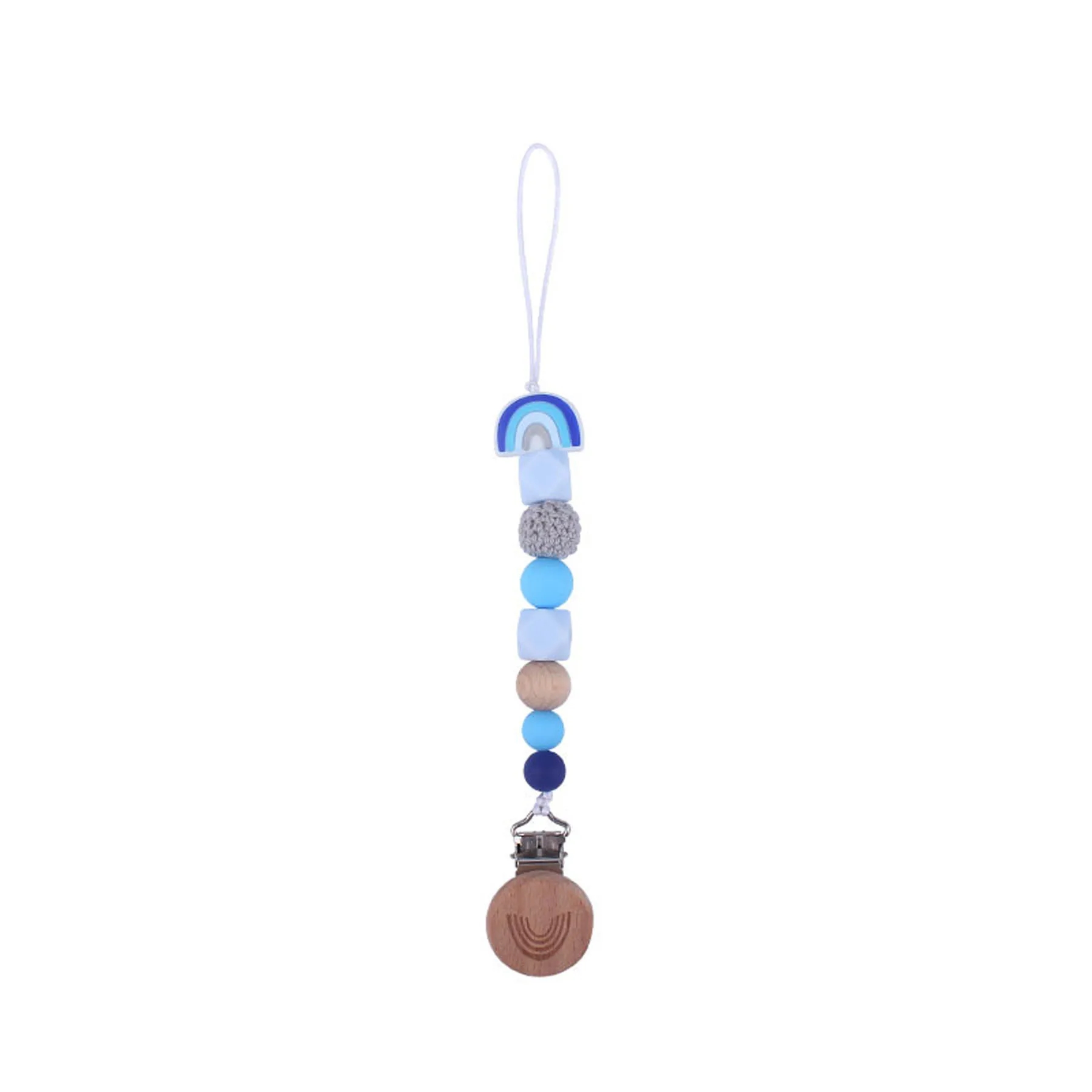 Beech Rainbow Pacifier Clip 2