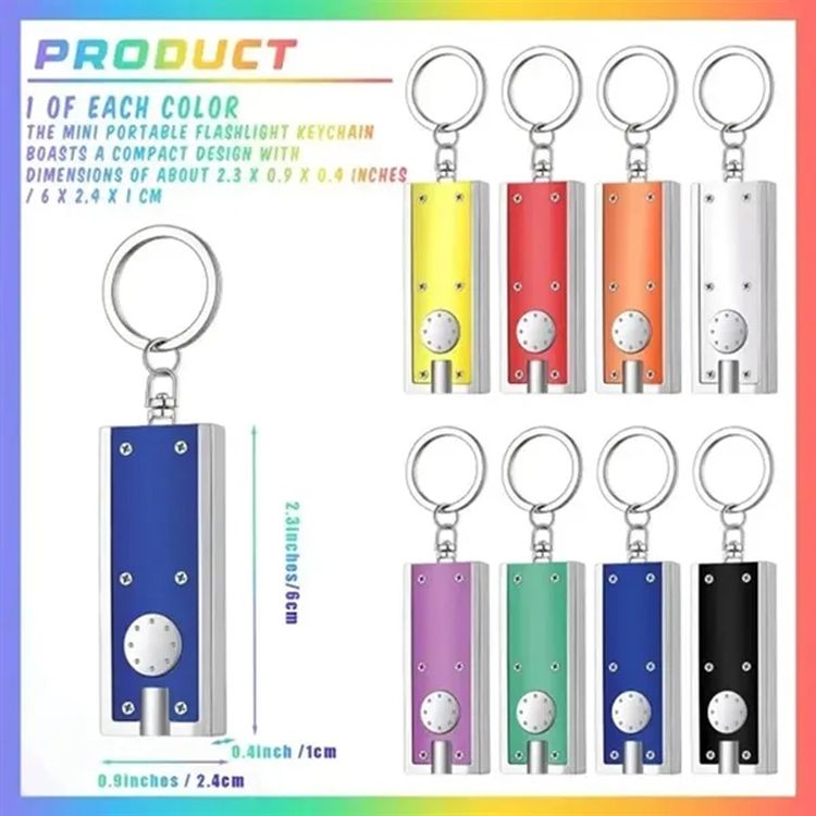 Mini LED Portable Emergency Keychain Flashlight 3