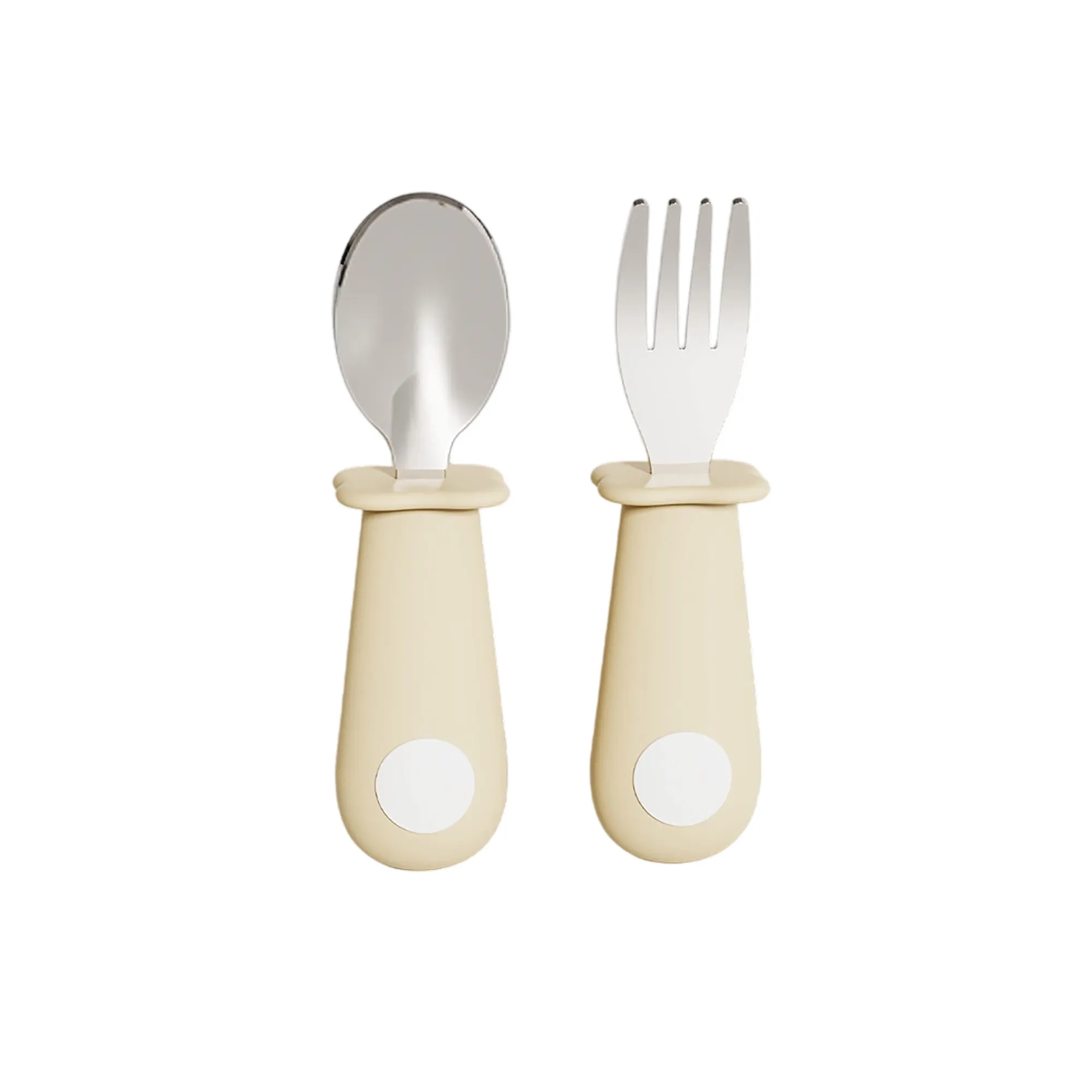 Silicone Baby Fork and Spoon Set 1