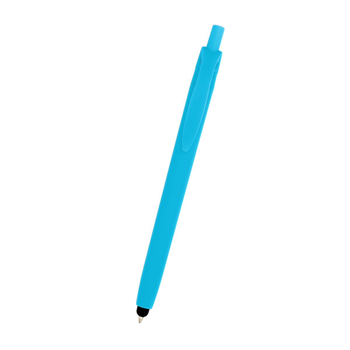 Zinnia Rubberized Pen With Stylus 13